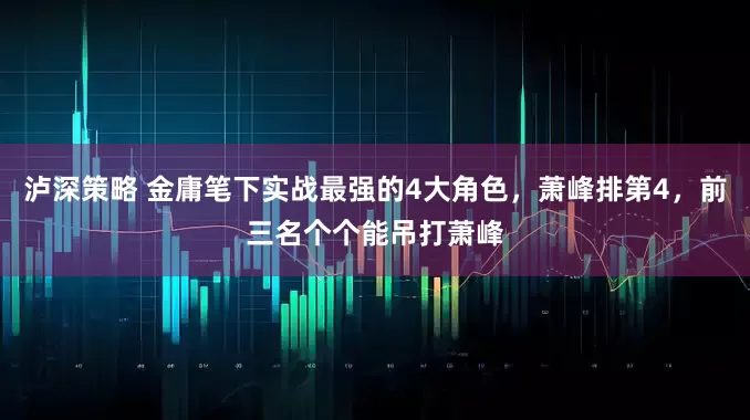泸深策略 金庸笔下实战最强的4大角色，萧峰排第4，前三名个个能吊打萧峰